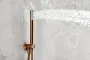 IMEX MONZA BRUSHED ROSE GOLD Набір для душу, PVD матове рожеве золото — Photo 8