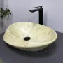 Умивальник (раковина) VBI ROTELLO BEIGE ONYX MATT накладний — Photo 8
