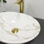 Умивальник (раковина) VBI PARMA STAINS GLOSSY накладний — Photo 9