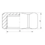 Різьбове з'єднання заглушка В 3/4" Koer KF.P08F (KR3094) — Photo 4