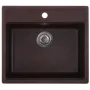 Мийка кухонна Zerix ZS-5751S-12 Коричнева (ZX4600) — Photo 4