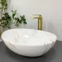 Умивальник (раковина) VBI PARMA STAINS GLOSSY накладний — Photo 7
