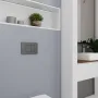 CUBE M панель змиву polished aluminum — Photo 8