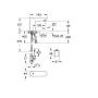 Монокран на одну воду сенсорний, 6V Grohe Euroeco Cosmopolitan E (36271000) — Photo 3