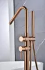 IMEX CORCEGA BRUSHED ROSE GOLD Підлоговий змішувач для ванни, PVD матове рожеве золото — Photo 5