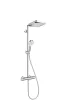 Crometta E 240 1jet Showerpipe Душова система EcoSmart 9 л / хв, хром — Photo 2