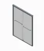 Двері в нішу Koer SR SD03-140x200-TR-01 прозоре скло Easy Clean 8мм, хром (KR5385) — Photo 35