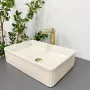 Умивальник (раковина) VBI BRESCIA BEIGE MATT накладний — Photo 8