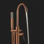 Змішувач для ванни REA LUNGO BRUSHED COPPER підлоговий — Photo 5