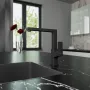 СUBE Kitchen змішувач для кухні Black Matt — Photo 5