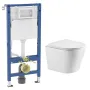 Набір інсталяційний: DOBRY унітаз twist, сидіння duroplast +458.103.00.2 DUOFIX Basic інсталяція для унітазу, без клавіші — Photo 2
