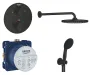 GROHTHERM набір для душу (266682430+35604000+1022082430+264062433) колір чорний матовий — Photo 2