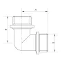 Кут 1/2'' НН Koer KF.L06M (KF0071) — Photo 3
