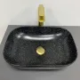 Умивальник (раковина) VBI RAVENNA SPACE BLACK MATT накладний — Photo 6