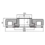 Фланцевий комплект  KOER K0289.PRO - 75 PPR (фланець + бурт) (KP3249) — Photo 16