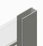 Двері в нішу Koer SR SD01-120x200-TR-12 прозоре скло Easy Clean 8мм, матове золото (KR5377) — Photo 67