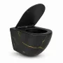Підвісний унітаз VBI VULCANO BLACK MARBLE MATT TORNADO — Photo 6