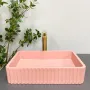 Умивальник (раковина) VBI FLORENTIA PINK MATT накладний — Photo 9