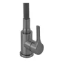 Змішувач для кухні ZERIX REX-011 GRAPHITE REFL.BLACK з нерж. сталі (Колір графіт+силіконовий вилив чорний) (ZX6131) — Photo 9