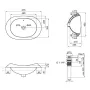 Раковина Qtap Leo 660x425x250 White з донним клапаном QT11114032W — Photo 8
