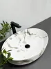 Умивальник (раковина) VBI UDINE CARRARA GLOSSY накладний — Photo 4
