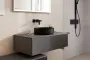 XUNIVA EVO S умивальник 40*40см без отв, без переливу, чорний матовий — Photo 5