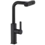 Змішувач для кухні з висувним виливом Mixxus Premium HAMMER 014 BLACK (MI6954) — Photo 9