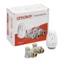 Комплект для нижньої підкл. радіатора Koer SET-21 - 1/2"x3/4" (кутовий) з термоголовкою ЗЗ (KR3173) — Photo 7