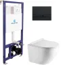 Інсталяція Koller Pool Dune 1200SL + Integro Cosmo Black matt панель змиву + підвісний унітаз Round SMART — Photo 8