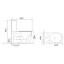 Бачок до унітазу-компакту Mixxus Wave-0405-R Tank 630х350х795 зі зливною арматурою (MI8336) — Photo 10
