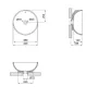 Раковина-чаша Qtap Robin 410х410х180 White QT1311A004WN — Photo 5