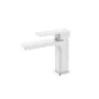 Змішувач для раковини Qtap Gemini QTGEM270CRW45675 Chrome/White — Photo 2