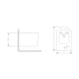 Біде підвісне Qtap Swan 485х360х320 мм, White QT16555379W — Photo 9