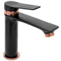 Змішувач для раковини (умивальника) REA VIRAL BLACK ROSE GOLD низький * — Photo 9