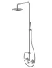Душовий гарнітур KOHLMAN ROXIN CHROME * — Photo 4