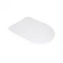 Сидіння для унітазу Qtap (Kolibri) 455×360×30 мм, White, з мікроліфтом Slim Duroplast, Quick Release QTST179W49488 — Photo 4