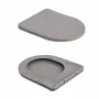 Унітаз підвісний Qtap Robin Ultra Quiet 520×365×340 мм, Stone grey, з сидінням Slim Duroplast / Soft-close / Quick Release QTROB26SG48996 — Photo 16