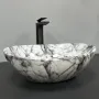 Умивальник (раковина) VBI PARMA STATUARIO BLACK VEINS GLOSSY накладний — Photo 6
