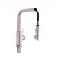 Змішувач для кухні Qtap Karuska з висувним виливом QTKAR91103FN Brushed Nickel PVD — Photo 10
