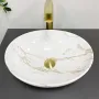 Умивальник (раковина) VBI PARMA STAINS GLOSSY накладний — Photo 8