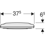Сидіння для унітазу Geberit Selnova 500.339.01.1 — Photo 6