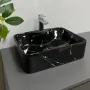 Умивальник (раковина) VBI FORLI BLACK MARMO GLOSSY накладний — Photo 6