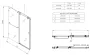 Двері в нішу Koer SR SD06-120x220-TR-01 прозоре скло Easy Clean 8мм, хром (KR5367) — Photo 24