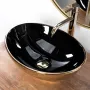 Умивальник (раковина) REA SOFIA GOLD BLACK накладний * — Photo 8