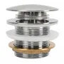 Донний клапан для ванни VBI NICKLE click-clack, універсальний — Photo 2