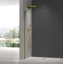 Душова перегородка Koer SR SP02-100x200-TR-12 Walk-In проз.скло Easy Clean 8мм, матове золото (KR5396) — Photo 65