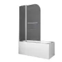 Шторки скляні на ванну Koer SR BS04-95x140-TR-01 прозоре скло 6мм, хром (KR5403) — Photo 25
