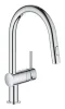Змішувач для кухні з висувним виливом Grohe Minta (32321002) — Photo 6