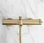 Змішувач для ванни REA FOSS BRUSHED GOLD з виливом — Photo 7