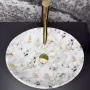 Умивальник (раковина) VBI PARMA MARBLE WHITE GLOSSY накладний — Photo 7